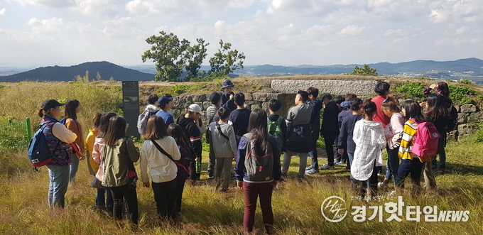오산 시 독산성을 찾은 시민참여학교 학생들 (사진=오산시)