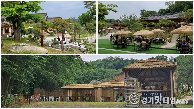 야외 테라스 및 조성 공간 모습 (사진=김삼영 기자)