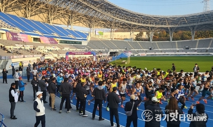 마라톤 경기모습 (사진=용인특례시)