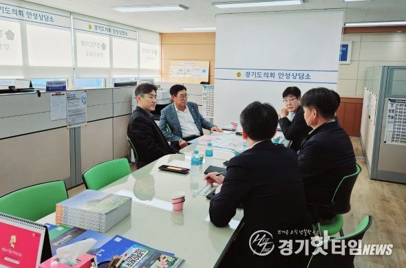 박명수 경기도의원, 안성시 도시재생사업 정담회 개최