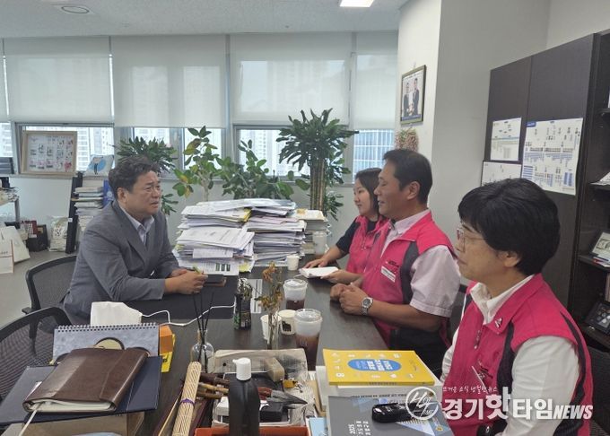 김호겸 경기도의회 교육기획위원회 의원, 경기도교육청 관내 학교 급식실 조리실무사 대표단과 간담회 개최