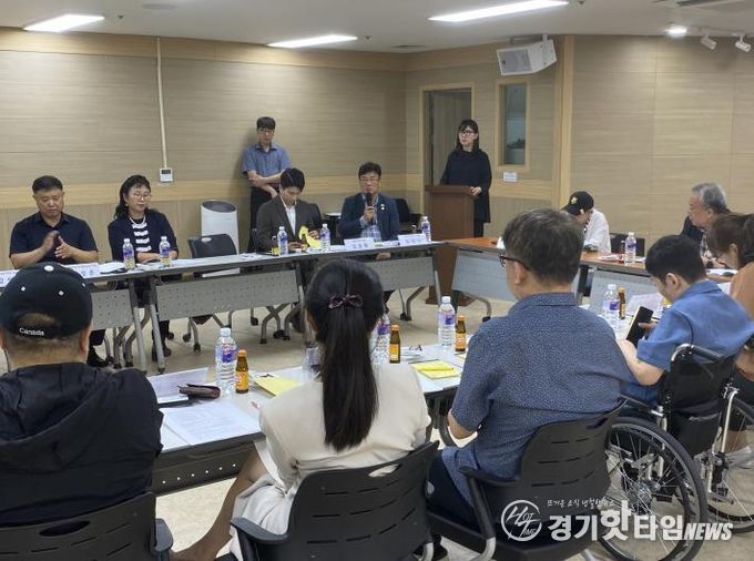 경기도의회 최만식 의원, 장애인단체와 현장 토크... 진짜 목소리 듣다