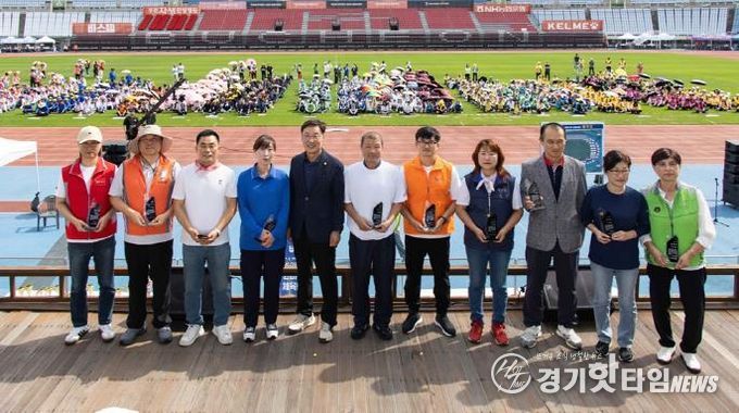 부천시의회 김병전 의장, 오정·원미구민 체육대회서 구민 화합 응원