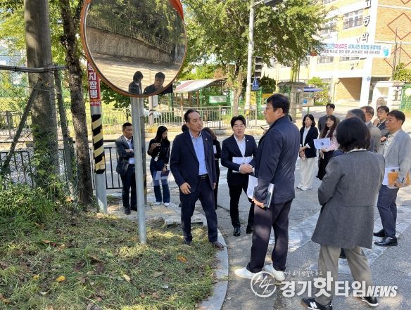 청학고 학생 안전을 위한 통학로 정비 간담회