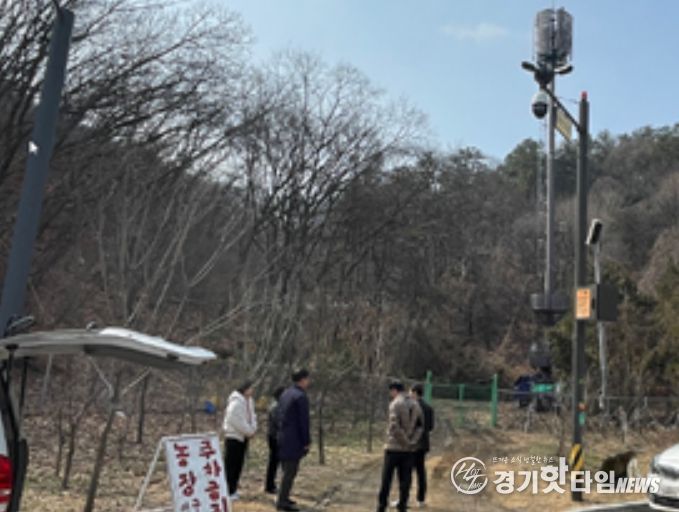 지난 3월 10일 현장을 방문한 김종환 시의원(검은색 상의)