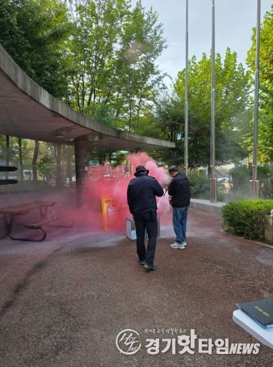 화정도서관-일산소방서 합동 소방훈련
