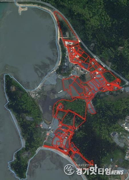 대부남동 한사위2지구 위치도