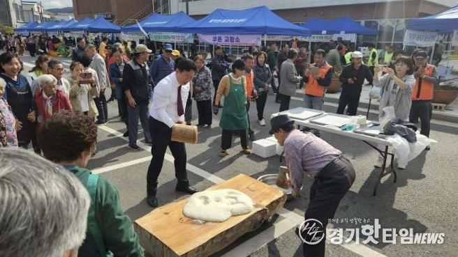 가평군 설악면 농산물 직거래 대장터 '성황'