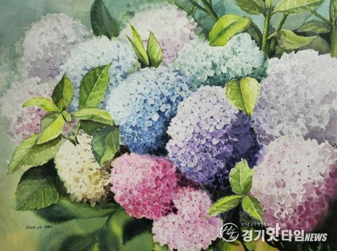 붓끝에서 피어난 평생학습, ‘꿈나무 수채화 동아리전’ 개최