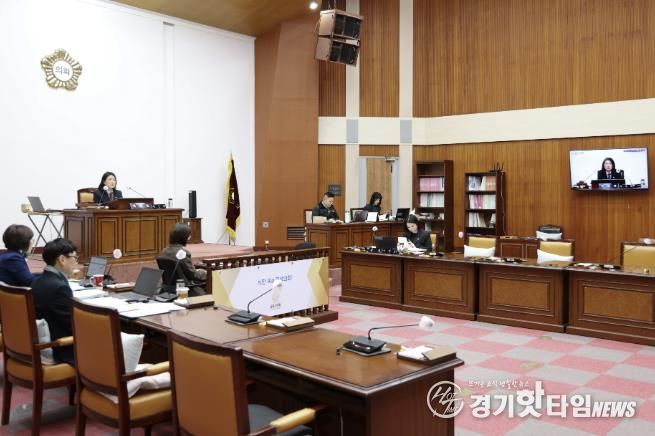 군포시의회 제284회 임시회 회의 현장