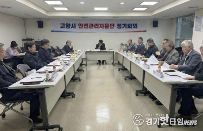 2025년 고양시 안전관리자문단 정기회의