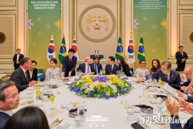 '룰라' 브라질 대통령 내외 국빈 방한 - 국빈만찬(청와대)