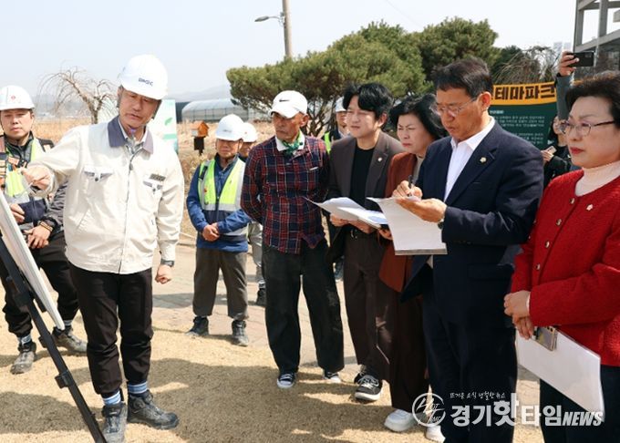시흥시의회 교육복지위원회, 신안산선 염수 유출 재발 방지 현장 점검 실시