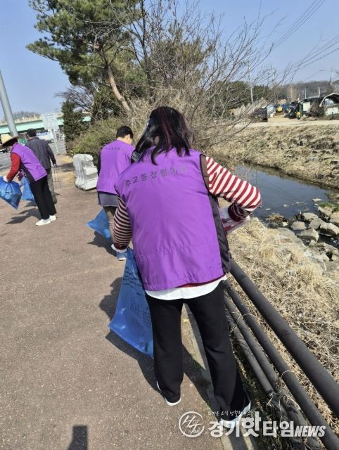 고양시 주교동 통장협의회, 봄맞이 마을대청소 실시